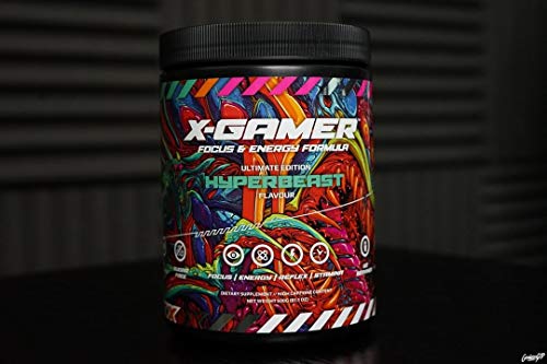 X-Gamer X-Tubz - Gaming Booster Pulver - Shake It Yourself - 600g (60 servings) (Hyperbeast)