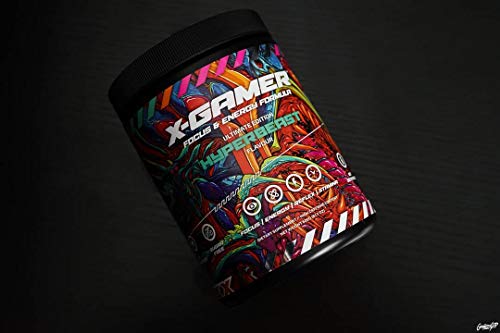 X-Gamer X-Tubz - Gaming Booster Pulver - Shake It Yourself - 600g (60 servings) (Hyperbeast)