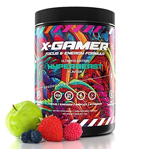 X-Gamer X-Tubz - Gaming Booster Pulver - Shake It Yourself - 600g (60 servings) (Hyperbeast)