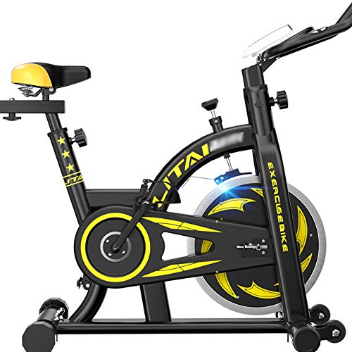 Xb Bicicleta De Ejercicio para Ciclismo Indoor, Bicicleta De Spinning, Sensores De Ritmo Cardíaco, Asiento Ajustable
