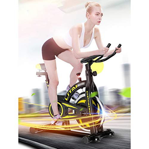 Xb Bicicleta De Ejercicio para Ciclismo Indoor, Bicicleta De Spinning, Sensores De Ritmo Cardíaco, Asiento Ajustable