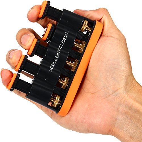Xcellent Global Ejercitador de Manos y dedos Entrenador fortalecedor - Grandes Ejercicios para la mano, los dedos y la muñeca ejercicios Aparato para entrenar dedos (resistencia muy fuerte) SP025 Xcellent Global Ejercitador de Manos y dedos Entrenador fortalecedor - Grandes Ejercicios para la mano, los dedos y la muñeca ejercicios Aparato para entrenar dedos (resistencia muy fuerte) SP025