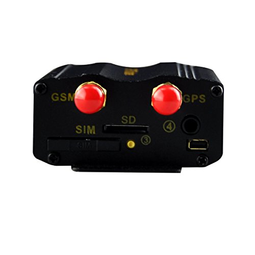 XCSOURCE Rastreador de automóviles GPS con GPRS y sistema de protección contra robo de vehículos 95mm x 55mm x 26mm Modelo: TK103A