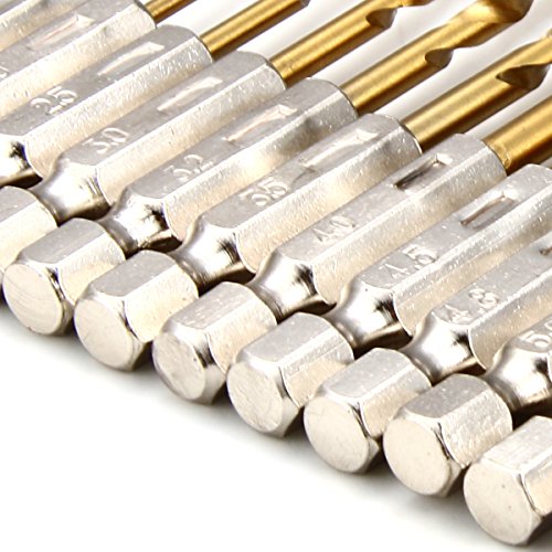 XCSOURCE® Set 13pzas Broca Taladro Recubierto Cobalto Titanio HSS Mango Hexagonal Cambio Rápido BI019 XCSOURCE® Set 13pzas Broca Taladro Recubierto Cobalto Titanio HSS Mango Hexagonal Cambio Rápido BI019