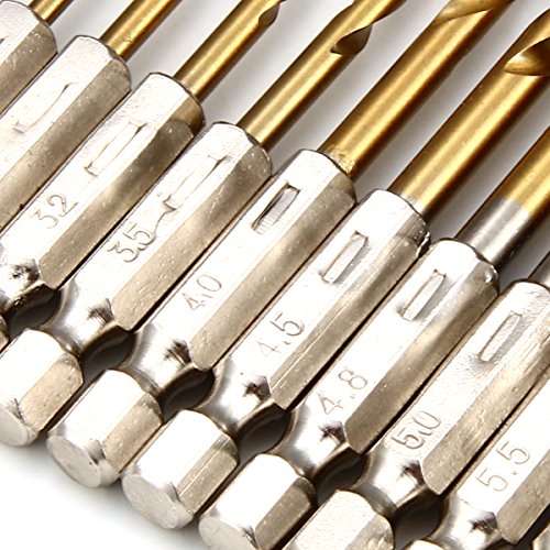 XCSOURCE® Set 13pzas Broca Taladro Recubierto Cobalto Titanio HSS Mango Hexagonal Cambio Rápido BI019 XCSOURCE® Set 13pzas Broca Taladro Recubierto Cobalto Titanio HSS Mango Hexagonal Cambio Rápido BI019