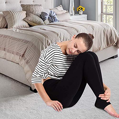 XDDIAS Pack de 2 Leggings para Mujer, Cálido Invierno Terciopelo Elástico Leggings, Térmico Grueso Forro Terciopelo Forrado Pantalones para Niña Mujer, Negro y Gris XDDIAS Pack de 2 Leggings para Mujer, Cálido Invierno Terciopelo Elástico Leggings, Térmico Grueso Forro Terciopelo Forrado Pantalones para Niña Mujer, Negro y Gris