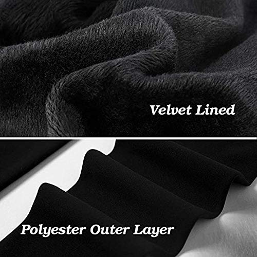 XDDIAS Pack de 2 Leggings para Mujer, Cálido Invierno Terciopelo Elástico Leggings, Térmico Grueso Forro Terciopelo Forrado Pantalones para Niña Mujer, Negro y Gris XDDIAS Pack de 2 Leggings para Mujer, Cálido Invierno Terciopelo Elástico Leggings, Térmico Grueso Forro Terciopelo Forrado Pantalones para Niña Mujer, Negro y Gris