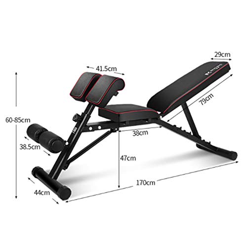 XDXDO Sit Abdominal Dumbbell Bench Inicio Banco Banco de Entrenamiento con Mancuernas Unisex Interior Silla Sit-Up Junta Multifuncional FormaciĂłn Benc XDXDO Sit Abdominal Dumbbell Bench Inicio Banco Banco de Entrenamiento con Mancuernas Unisex Interior Silla Sit-Up Junta Multifuncional FormaciĂłn Benc
