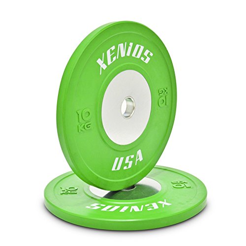 Xenios USA PSBPCRBPL10 Disco Halterofilia - - Competition Bumper Plate