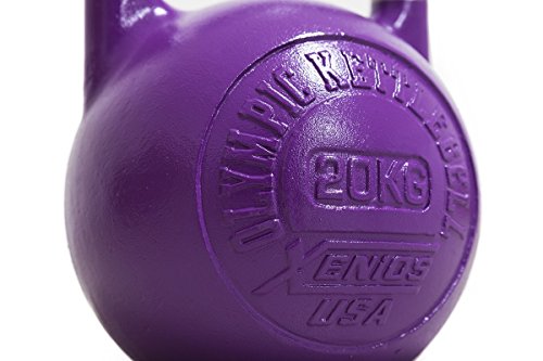 Xenios USA XSSTOKBL20 Pesa Rusas - Russian Girevoy Competition Kettlebell 20 Kg Ideal para la práctica del Entrenamiento Funcional, WOD, potenciamiento Muscular Xenios USA XSSTOKBL20 Pesa Rusas - Russian Girevoy Competition Kettlebell 20 Kg Ideal para la práctica del Entrenamiento Funcional, WOD, potenciamiento Muscular
