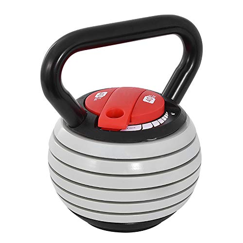 XER Juego de pesas rusas ajustables de 20 libras para levantamiento de pesas y gimnasio en casa para entrenamiento cardiovascular, ejercicios musculares