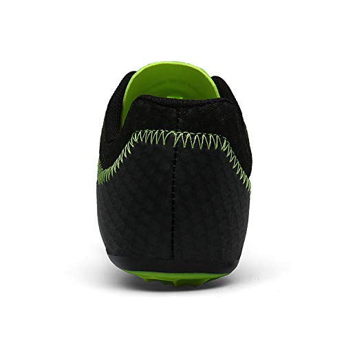 XFQ Pista Y Campo Zapatos, Sprint Entrenamiento Atlético Unisex Adultos Zapatos para Niños Junior Spikes Salto De Longitud Transpirable Zapatillas De Deporte,Verde,36EU XFQ Pista Y Campo Zapatos, Sprint Entrenamiento Atlético Unisex Adultos Zapatos para Niños Junior Spikes Salto De Longitud Transpirable Zapatillas De Deporte,Verde,36EU