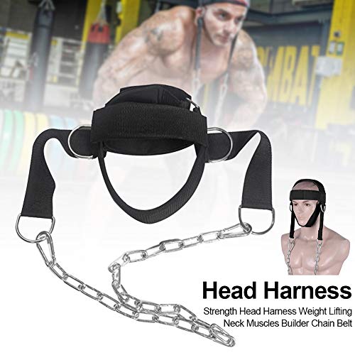 XHXseller Sports - Cinturón para el cuello de la cabeza de la fuerza, ejercicio de musculación y fitness, para mejorar la fuerza muscular
