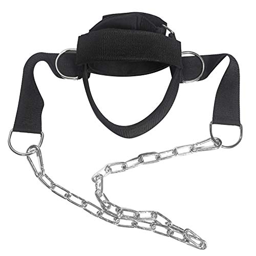 XHXseller Sports - Cinturón para el cuello de la cabeza de la fuerza, ejercicio de musculación y fitness, para mejorar la fuerza muscular