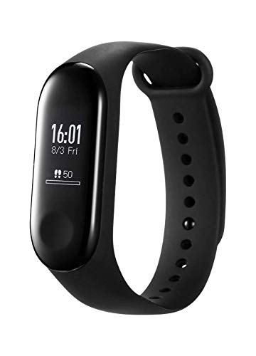 Xiaomi Band 4 Fitness Tracker 0.95 Pulgadas Color AMOLED Pantalla Monitor de Ritmo Cardíaco 50M Rastreador de Actividad Resistente al Agua Pulsera Inteligente 2019 Negro, e-Commerce, 21.6 mm