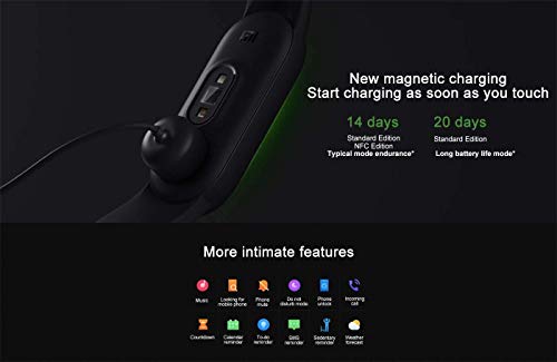 Xiaomi Band 5 - inteligente, 11 modos de deporte, pulsera de ejercicios, monitor de frecuencia cardíaca, monitor de sueño