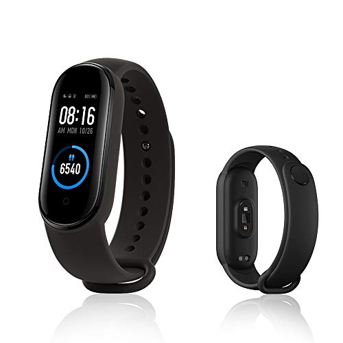 Xiaomi Mi Band 5 Pulsera Inteligente de Actividad,Monitores de Actividad,Fitness Tracker,1.1”Pantalla Dinámica Color,Negro( Versión Global) Xiaomi Mi Band 5 Pulsera Inteligente de Actividad,Monitores de Actividad,Fitness Tracker,1.1”Pantalla Dinámica Color,Negro( Versión Global)