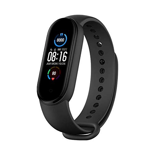 Xiaomi Mi Smart Band 5, Pulsera negro y multicolor (Versión EU, Pulsera negra + amarilla)