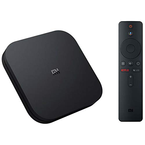 Xiaomi MiJia Mi Box S, Versión de la UE, Reproductor de Medios 4K Ultra HD con Control Remoto Asistente de Google, Bluetooth, Hdmi 4K HDR, Dolby Audio, DTS HD, Android 8.1, Negro