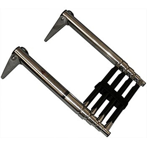 xingbailong Escalera telescópica plegable de acero inoxidable con 4 escalones xingbailong Escalera telescópica plegable de acero inoxidable con 4 escalones