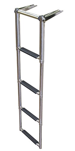 xingbailong Escalera telescópica plegable de acero inoxidable con 4 escalones xingbailong Escalera telescópica plegable de acero inoxidable con 4 escalones
