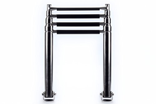 xingbailong Escalera telescópica plegable de acero inoxidable con 4 escalones xingbailong Escalera telescópica plegable de acero inoxidable con 4 escalones