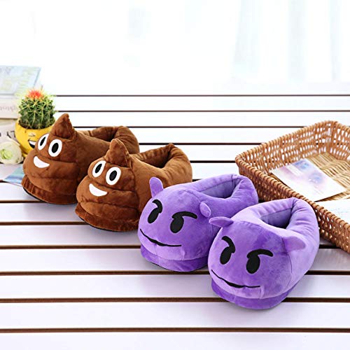 xinghui Zapatos viscoelásticos de algodón,Estar por Casa para Hombre Mujer, Dibujos Animados Emoji Poop Felpa Zapatillas Emoji Zapatillas de algodón-Boca Oblicua_36-43 xinghui Zapatos viscoelásticos de algodón,Estar por Casa para Hombre Mujer, Dibujos Animados Emoji Poop Felpa Zapatillas Emoji Zapatillas de algodón-Boca Oblicua_36-43