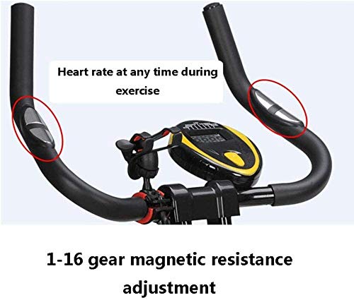 XINHUI Bicicleta de Ejercicio Plegable Bicicleta de Gimnasia con Sensor de Pulso de Mano LCD Pantalla magnética Control magnético Cardio Bicicleta estacionaria reclinada Bicicleta reclinada