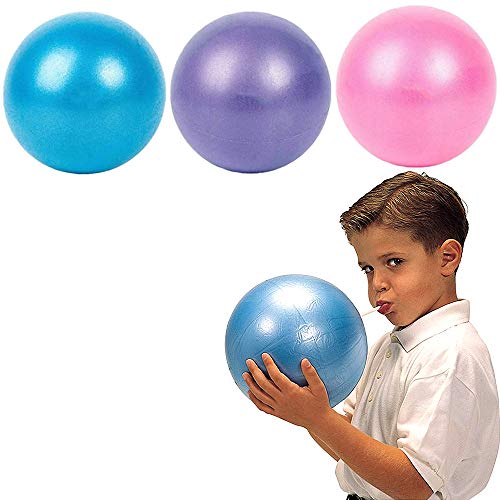 Xinlie Pilates Gimnasia Yoga Gym Soft Over Ball Fitball Pilates Pelota Embarazo Pelota de Ejercicios de Pelota de Mini Pilates de Yoga para Ejercicios Abdominales y Ejercicios Básicos (3 Piezas)