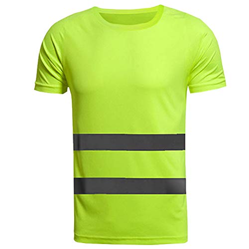 Xinvivion Camisas Reflectantes de Trabajo - Hombre Mujer Respirable Camisetas de Trabajo Alta Visibilidad Ligero Ropa de Seguridad Xinvivion Camisas Reflectantes de Trabajo - Hombre Mujer Respirable Camisetas de Trabajo Alta Visibilidad Ligero Ropa de Seguridad