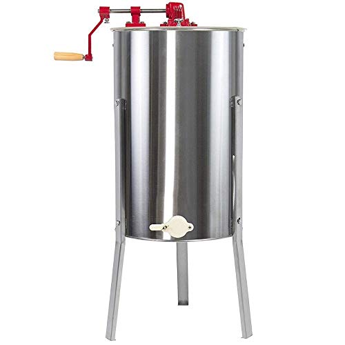 XINXI-YW Conveniente 2 Marcos de Acero Inoxidable Miel Extractor de Acero Inoxidable 304 Honey Extractor Apicultura Máquina de Extracción de Miel Decorativo XINXI-YW Conveniente 2 Marcos de Acero Inoxidable Miel Extractor de Acero Inoxidable 304 Honey Extractor Apicultura Máquina de Extracción de Miel Decorativo