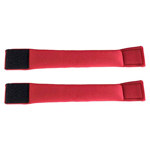 XIUNI Pesas Ajustables en el Tobillo de la muñeca, Peso de la Mano para Caminar Duradero para Ejercicios de Brazos Entrenamiento con Pesas Caminar Correr Entrenamiento de Gimnasio en casa,Rojo