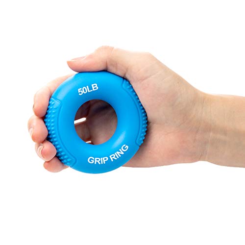 XiYee Juego de Silicona Reforzador, Anillas Ejercitador de 6 Pcs Hand Grip Trainer, Aparato de Entrenamiento de Manos y Dedos para Fortalecer los Dedos y los Antebrazos de Guitarristas, Escaladores