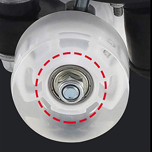 XIYEE Patines De Ruedas, Superiores Patines De Ruedas De 4 Ruedas Patines De Ruedas Brillantes para Niñas, Ideales para Principiantes Y Aquellos Que Quieren Aprender A Patinar Fácilmente