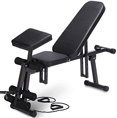 XiYou Bancos de Pesas Ajustables para Entrenamiento, Abdominales, Equipo de Gimnasia, Tabla en decúbito supino, Mancuernas Plegables multifunción para el hogar para Hombres y Mujeres XiYou Bancos de Pesas Ajustables para Entrenamiento, Abdominales, Equipo de Gimnasia, Tabla en decúbito supino, Mancuernas Plegables multifunción para el hogar para Hombres y Mujeres