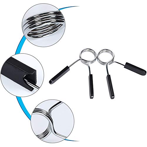 Xkfgcm 6 Piezas Collares de Clip de Resorte Abrazaderas de Barra de 30mm Collares de Resorte Abrazaderas Collares de Bloqueo de Resorte con Barra Ordinaria Mancuernas para Levantamiento de Pesas Xkfgcm 6 Piezas Collares de Clip de Resorte Abrazaderas de Barra de 30mm Collares de Resorte Abrazaderas Collares de Bloqueo de Resorte con Barra Ordinaria Mancuernas para Levantamiento de Pesas