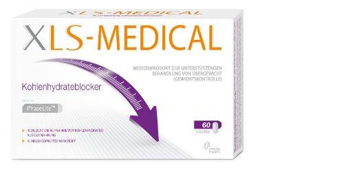XL-S Medical - Bloqueador de hidratos de carbono, 60 pastillas, 1 paquete (1 x 60 unidades)