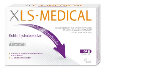 XL-S Medical - Bloqueador de hidratos de carbono, 60 pastillas, 1 paquete (1 x 60 unidades) XL-S Medical - Bloqueador de hidratos de carbono, 60 pastillas, 1 paquete (1 x 60 unidades)