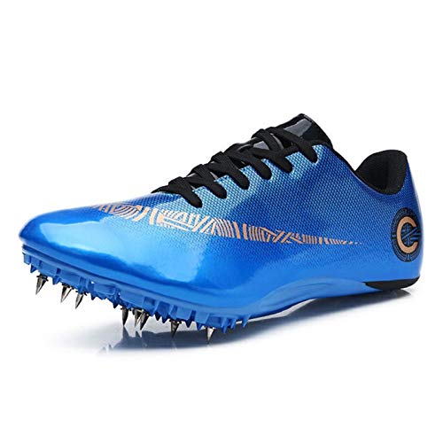X/L Zapatillas de Atletismo Spikes Hombre Mujer Zapatillas de Correr a Distancia Zapatillas de Carrera de Atletismo atlético con Clavos Niños Niñas (Color : J, Size : 6.5 UK) X/L Zapatillas de Atletismo Spikes Hombre Mujer Zapatillas de Correr a Distancia Zapatillas de Carrera de Atletismo atlético con Clavos Niños Niñas (Color : J, Size : 6.5 UK)