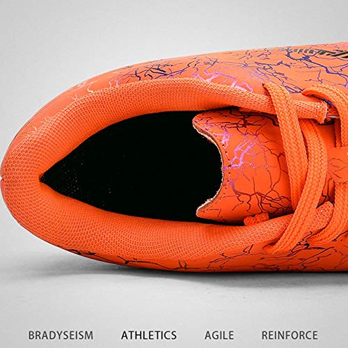 X/L Zapatillas de Atletismo Spikes Hombre Mujer Zapatillas de Correr a Distancia Zapatillas de Carrera de Atletismo atlético con Clavos Niños Niñas (Color : J, Size : 6.5 UK) X/L Zapatillas de Atletismo Spikes Hombre Mujer Zapatillas de Correr a Distancia Zapatillas de Carrera de Atletismo atlético con Clavos Niños Niñas (Color : J, Size : 6.5 UK)