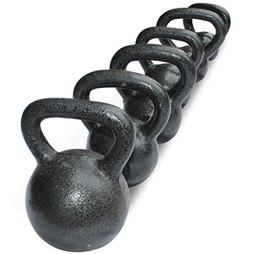 XLOO Pesa Rusa de Hierro Fundido,Que Incluye 4kg,6kg,8kg,10kg,12kg,14kg,16kg,20kg,Muy Adecuado para Ejercicio de Cuerpo Entero,Levantamiento de Pesas,Fitness,Pérdida de Peso