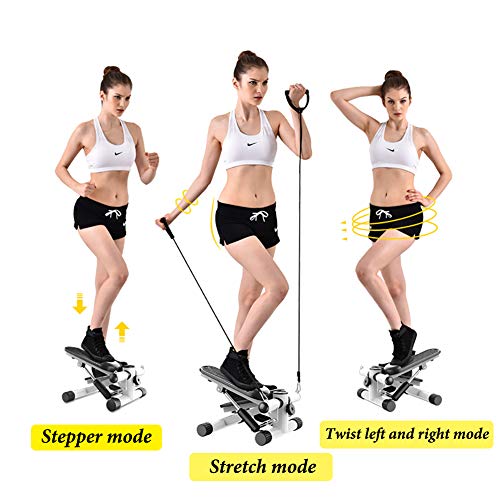 XM&LZ con Reposabrazos Altura Ajustable Stepper,Plegable Stair Stepper Subir Y Bajar,Mudo Máquinas De Fitness Step con Bandas De Resistencia Mancuerna Azul 39x32x96cm(15x12.6x38inch) XM&LZ con Reposabrazos Altura Ajustable Stepper,Plegable Stair Stepper Subir Y Bajar,Mudo Máquinas De Fitness Step con Bandas De Resistencia Mancuerna Azul 39x32x96cm(15x12.6x38inch)