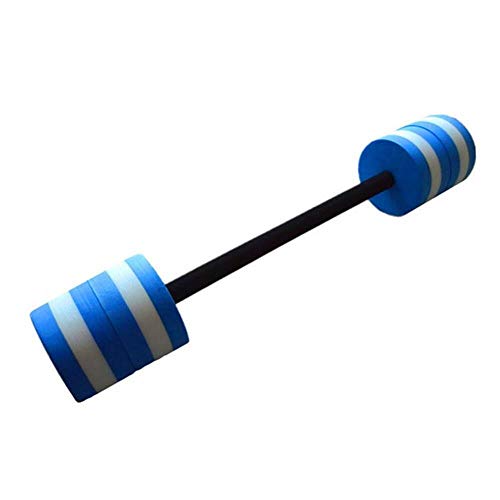 xmwm Pesas Aqua, aeróbicos en el Agua de la Piscina acuática Aquafit Pesa de Gimnasia Ejercicios de Pesas Barbell Ejercicios de Fitness EVA Piscina de SPA en los Brazos