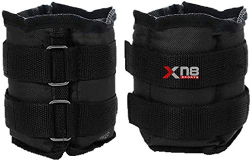 XN8 Peso para Tobillo Ajustable 0.5kg-3kg Durable Peso Correa Pesa Tobillera para Ejercicio, Footing, Caminar, Gimnasia, Aeróbic, Gimnasio, Fuerza Formación