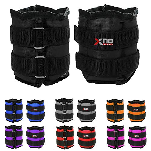 XN8 Peso para Tobillo Ajustable 0.5kg-3kg Durable Peso Correa Pesa Tobillera para Ejercicio, Footing, Caminar, Gimnasia, Aeróbic, Gimnasio, Fuerza Formación XN8 Peso para Tobillo Ajustable 0.5kg-3kg Durable Peso Correa Pesa Tobillera para Ejercicio, Footing, Caminar, Gimnasia, Aeróbic, Gimnasio, Fuerza Formación