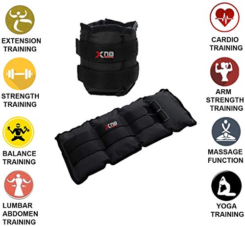 XN8 Peso para Tobillo Ajustable 0.5kg-3kg Durable Peso Correa Pesa Tobillera para Ejercicio, Footing, Caminar, Gimnasia, Aeróbic, Gimnasio, Fuerza Formación XN8 Peso para Tobillo Ajustable 0.5kg-3kg Durable Peso Correa Pesa Tobillera para Ejercicio, Footing, Caminar, Gimnasia, Aeróbic, Gimnasio, Fuerza Formación