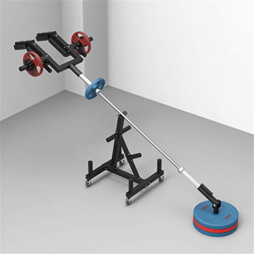 XQWZM Equipos De Gimnasio Plataforma T Bar Row,Adjunto De Barbell Landmine Levantamiento De Pesas,Entrenamiento De Peso,Culturismo para 50mm (2in) Bares Olímpicos-Actualizar 110 * 80(cm)