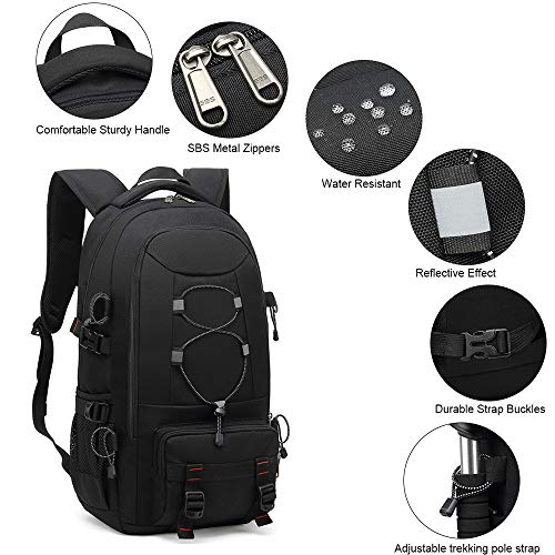 XQXA Mochila de viaje para ordenador portátil, 45 L, mochila duradera, apta para computadora de 17,3 pulgadas, mochilas de negocios para mujeres y hombres XQXA Mochila de viaje para ordenador portátil, 45 L, mochila duradera, apta para computadora de 17,3 pulgadas, mochilas de negocios para mujeres y hombres
