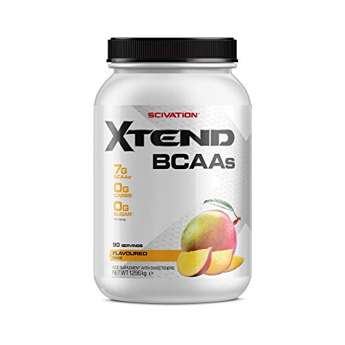 XTEND Original - Suplemento de BCAA en polvo - Mango | Aminoácidos de cadena ramificada | 7 g de BCAA con electrolitos para una mayor hidratación y recuperación | 90 raciones