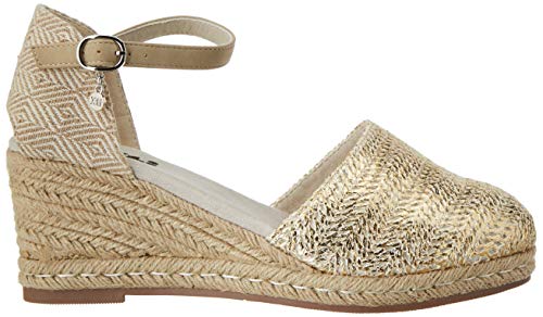 XTI 49704.0, Sandalias con Plataforma Mujer, Dorado (Oro Oro), 37 EU